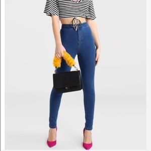 H&M High Waisted Blue Jeans